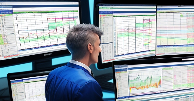 trader watching market fluctuations