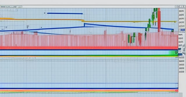 ภาพแสดงการจัดกราฟ MACD