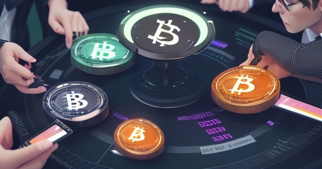 มือที่ถือกระเป๋าเงินดิจิทัลที่มี Bitcoin ข้างใน