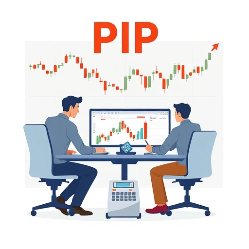 นักเทรด Forex กำลังคำนวณค่าของ Pip