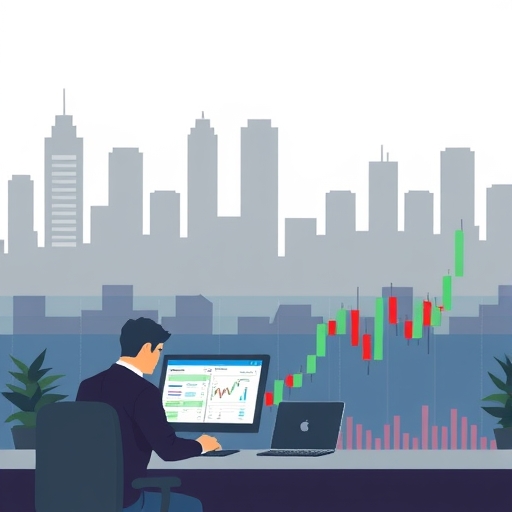 ภาพแสดงฉากการกลับตัว Bullish ที่ Inverted Hammer ปรากฏ