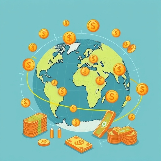 ภาพแสดงแนวคิดเกี่ยวกับความไม่แน่นอนทางเศรษฐกิจที่ส่งผลกระทบต่อการตลาด Forex