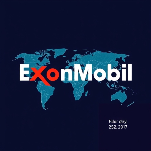 การแสดงภาพอิทธิพลทั่วโลกของ ExxonMobil ในพลังงาน