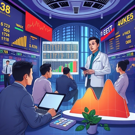 นักลงทุนกำลังวิเคราะห์ข้อมูลในตลาดหุ้น