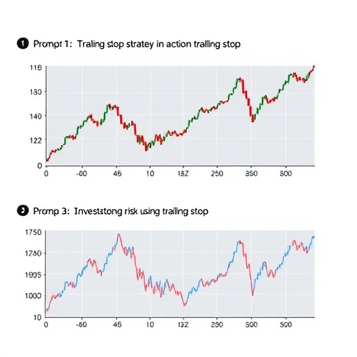 กราฟการใช้ Trailing Stop ในการทำกำไร