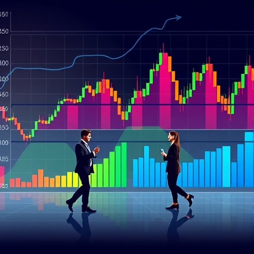 กราฟการเงินที่แสดงธุรกรรม FX Swap