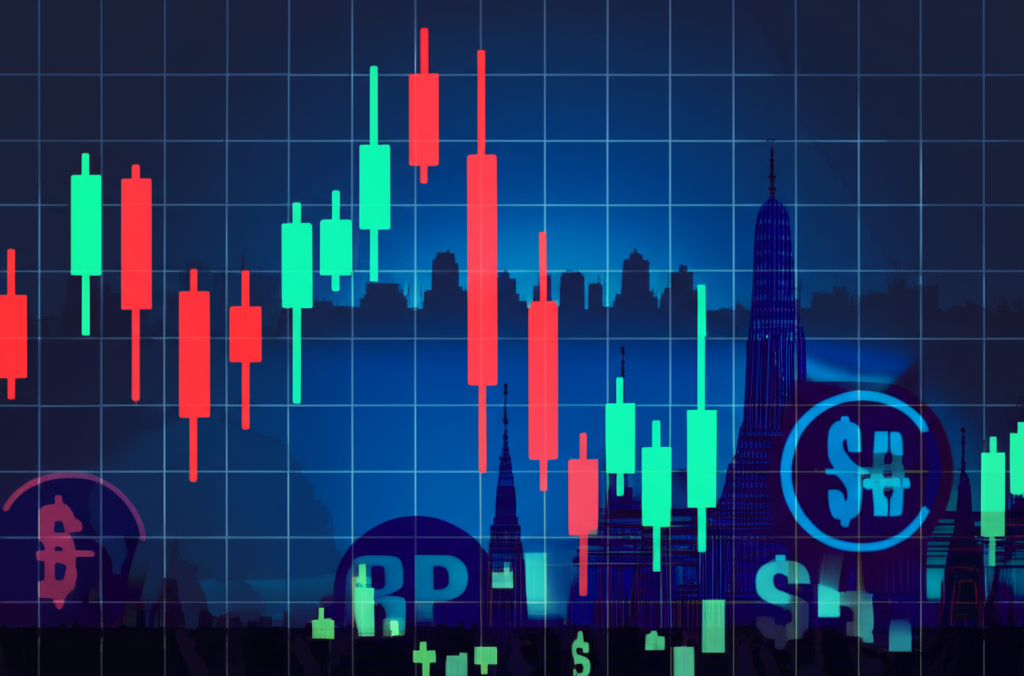 illustration of forex trading in Thailand