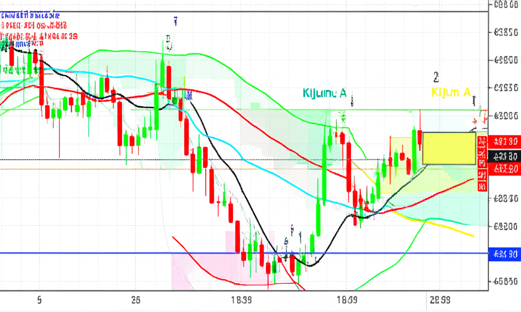 Goichi Hosoda ผู้พัฒนา Ichimoku Cloud กำลังศึกษากราฟแนวโน้มอย่างตั้งใจ