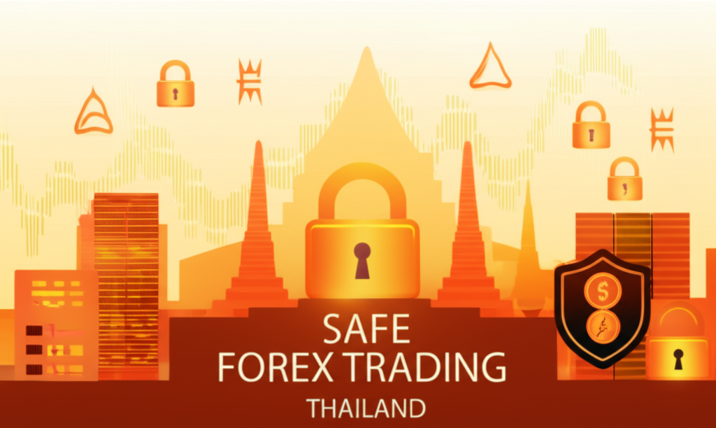 illustration of safe forex trading in Thailand