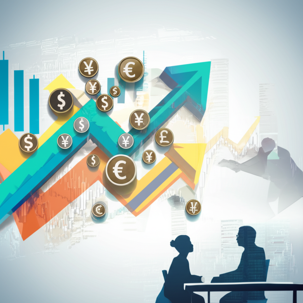 illustration of Forex trading