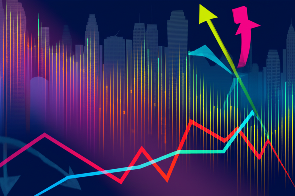 illustration of global financial centers