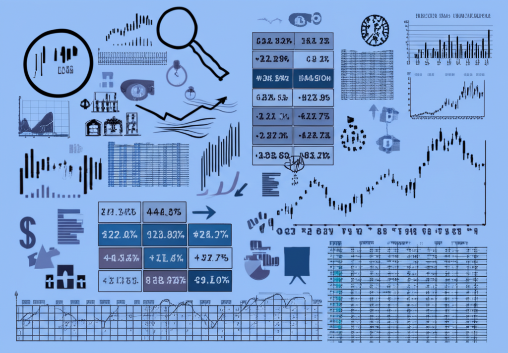 Stock market analysis tools แสดงเครื่องมือวิเคราะห์หุ้นที่ใช้ตรวจจับรูปแบบ Cup and Handle