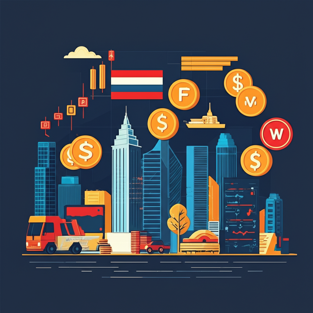 illustration of forex brokers for thai traders