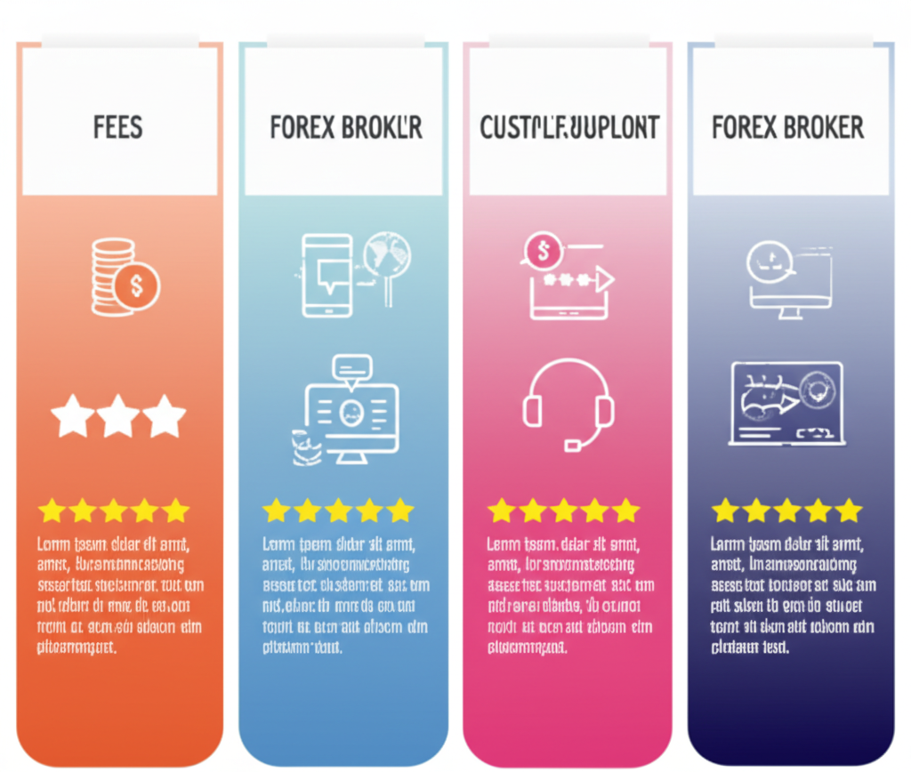 illustration of forex broker comparison