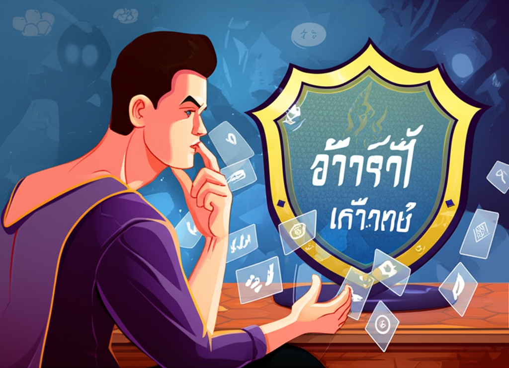 ภาพประกอบนักเทรดไทยที่กำลังเลือกโบรกเกอร์ Forex อย่างรอบคอบ โดยมีโล่ป้องกันเงินทุนจากโบรกเกอร์หลอกลวงและสัญลักษณ์การกำกับดูแล