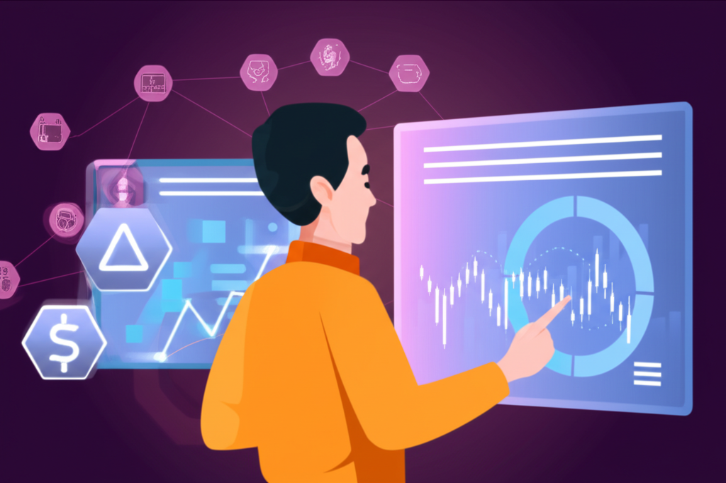 Illustration of a Thai trader navigating forex regulations international financial authority logos in background
