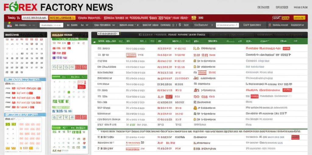Guidebook for Thai traders learning to navigate Forex Factory News interface economic calendar illustration