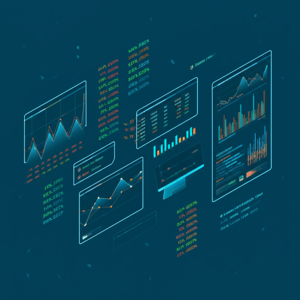 Digital interface with real-time Forex data and virtual trades