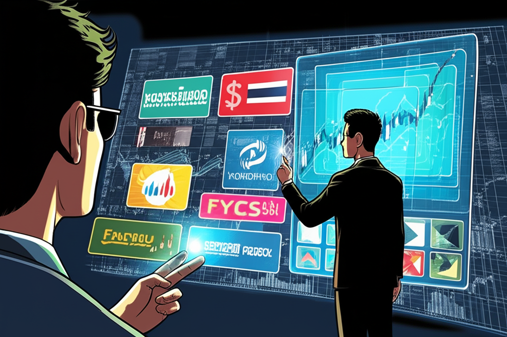 นักลงทุนชาวไทยกำลังตัดสินใจเลือกโบรกเกอร์ Forex ในตลาดที่ซับซ้อนและพลวัตในปี 2025