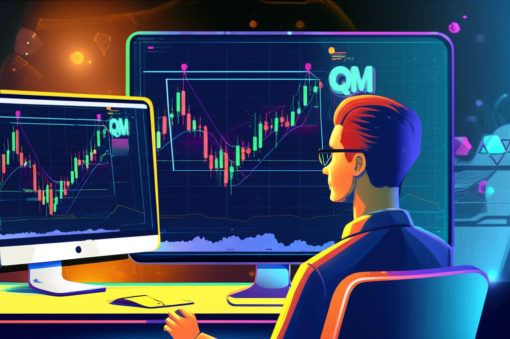 นักเทรดวิเคราะห์กราฟ Forex และ Cryptocurrency พร้อมเน้นย้ำ QM Pattern ที่เกิดขึ้นท่ามกลางความผันผวนของตลาด