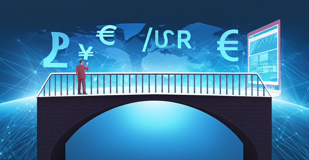 ภาพเปรียบเทียบโบรกเกอร์ในฐานะสะพานเชื่อมนักเทรดรายย่อยกับตลาด Forex ระดับโลก