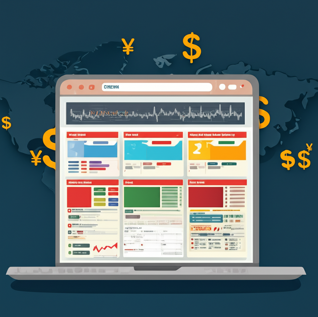 Forex Factory is a leading platform for Forex news and economic calendar crucial for informed trading decisions worldwide illustration