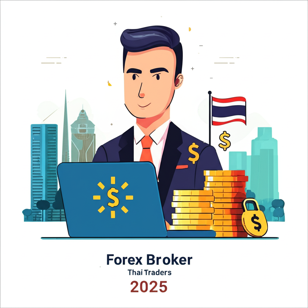 illustration of a reliable forex broker with fast withdrawals and secure transactions for thai traders in 2025
