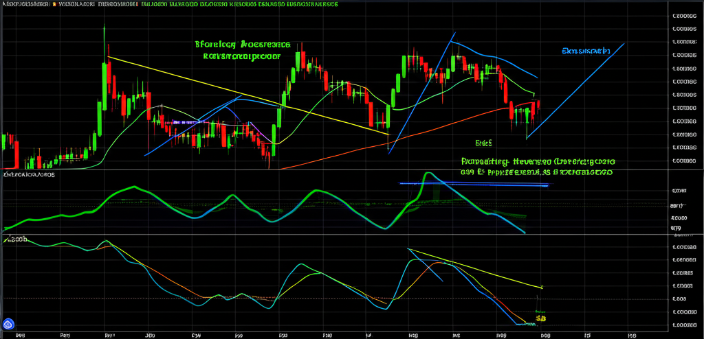 หน้าจอเทรดดิ้งแสดงอินดิเคเตอร์ MACD RSI และ Stochastic พร้อมรูปแบบ Divergence