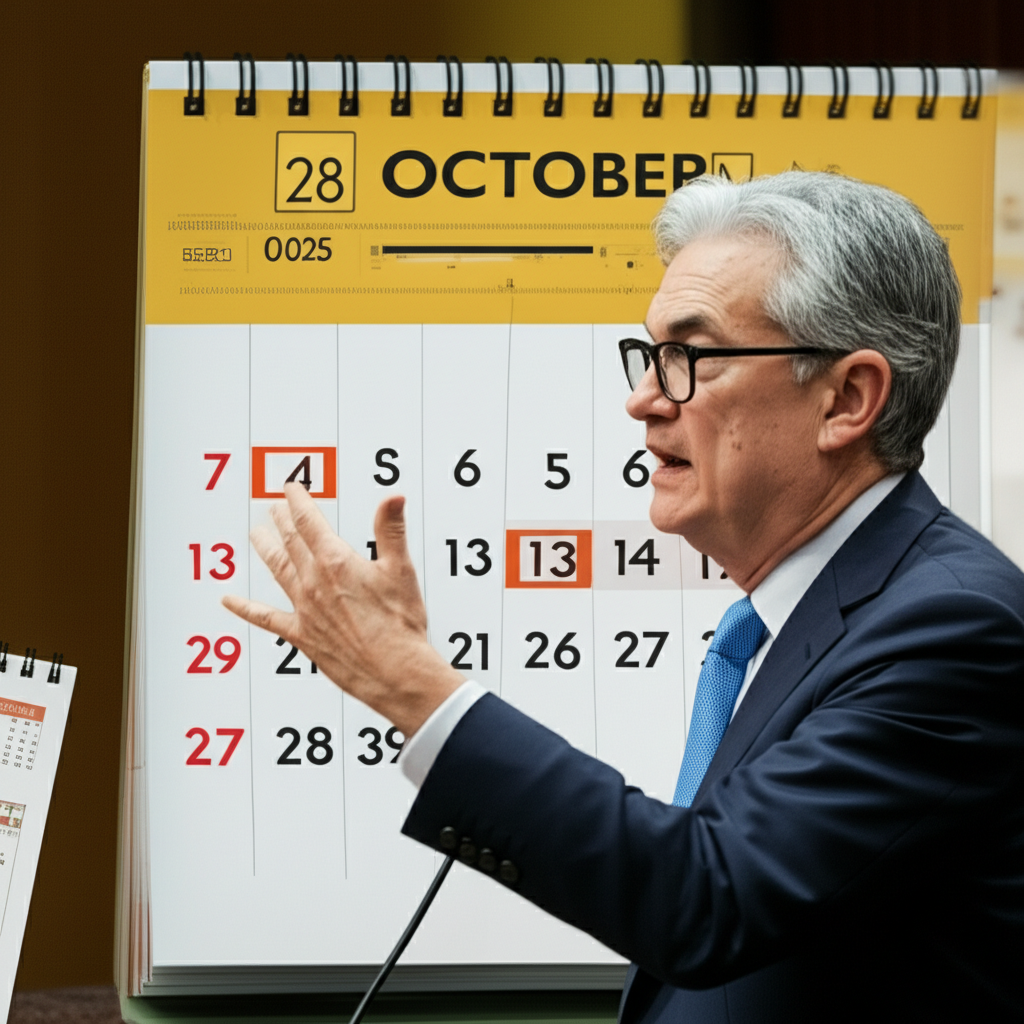 ประธานเฟด เจอโรม พาวเวลล์ ในการแถลงข่าว