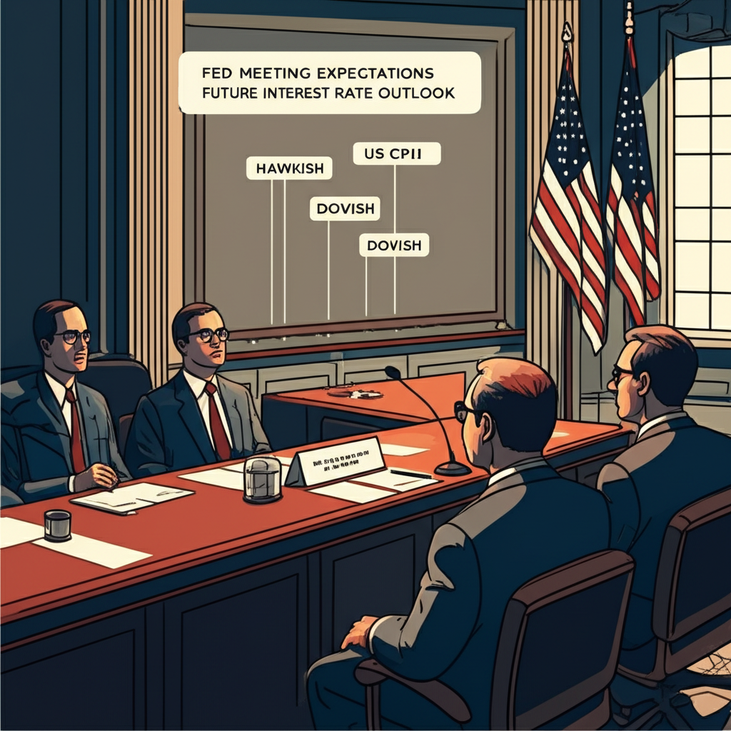 ภาพประกอบการประชุม Fed คาดการณ์แนวโน้มอัตราดอกเบี้ย สัญญาณ Hawkish Dovish ข้อมูล CPI และการจ้างงานสหรัฐฯ