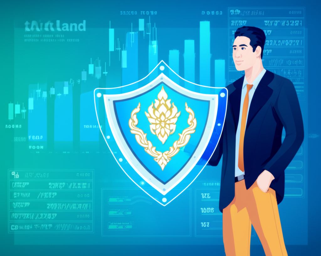 นักลงทุนชาวไทยมั่นใจในการเทรด Forex พร้อมสัญลักษณ์การป้องกันเงินทุน