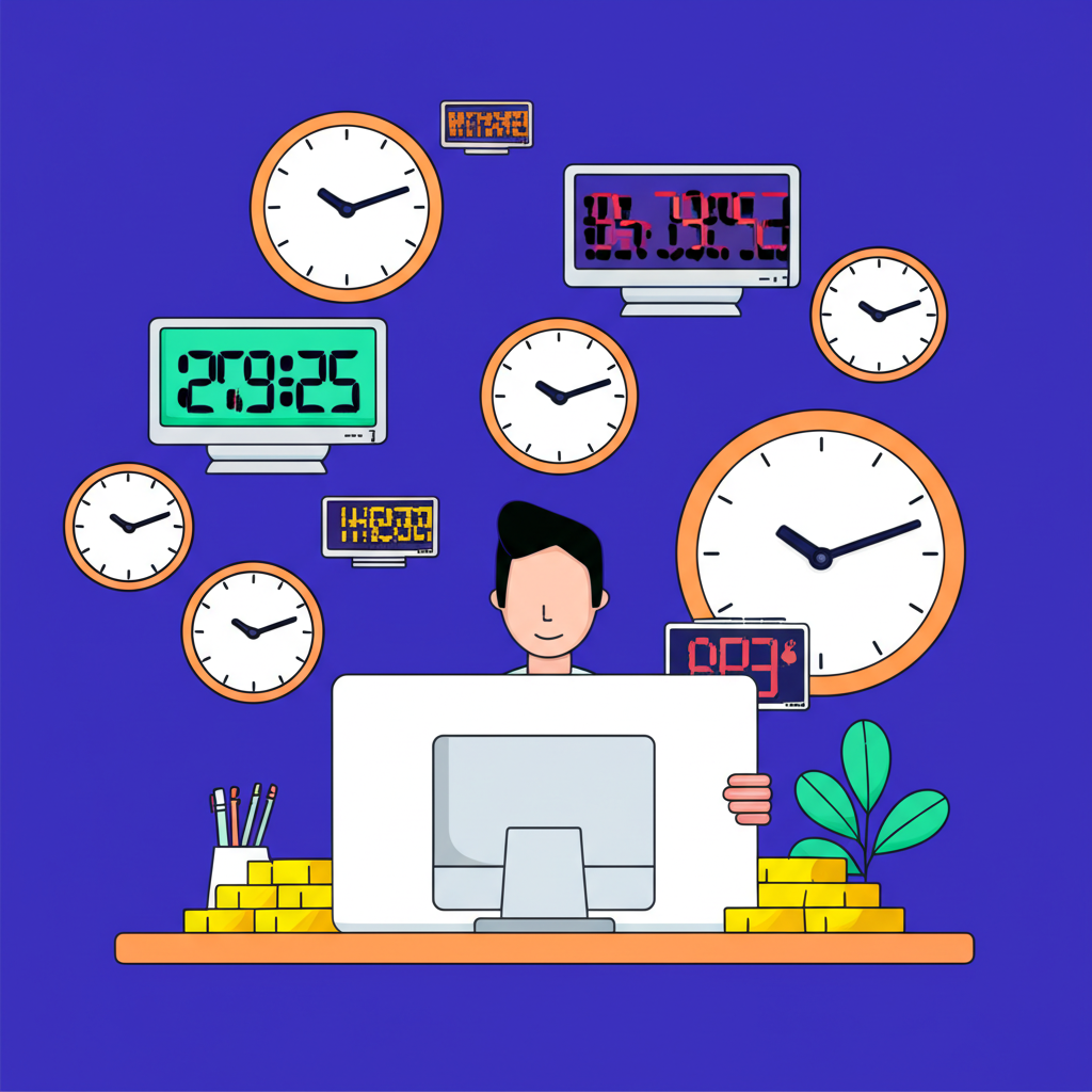 Thai trader managing global Forex market times for gold and crypto in 2025