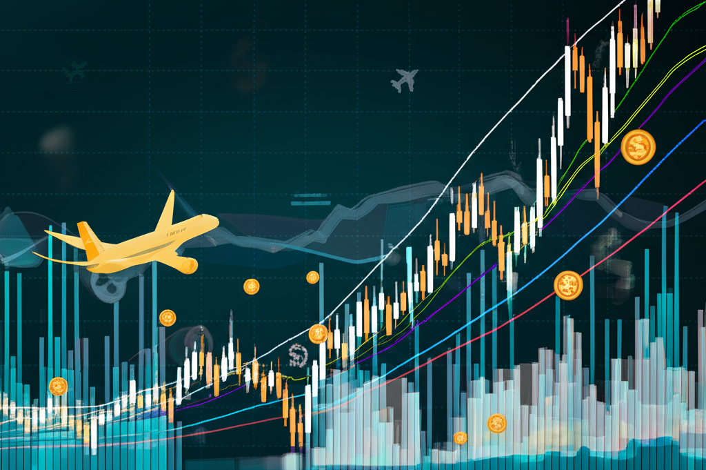 ภาพประกอบคู่สกุลเงิน USD THB บนกราฟเทรดพร้อมสัญลักษณ์เศรษฐกิจและปัจจัยโลก ตลาด Forex สภาพคล่องสูง