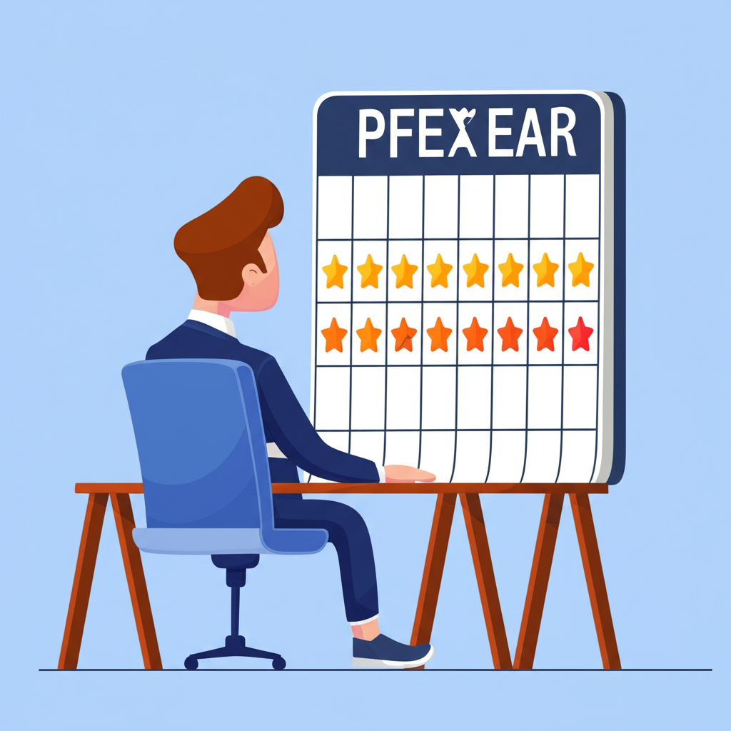 นักเทรด Forex ดูปฏิทินพร้อมเหตุการณ์ที่標記ด้วยดาวหนึ่งสองสามดวงบ่งชี้ระดับความสำคัญ