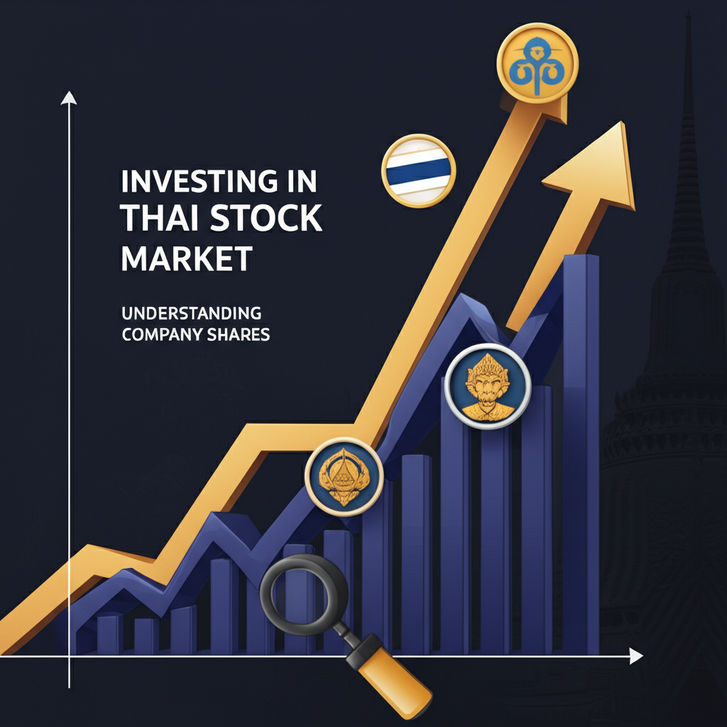 ภาพประกอบการลงทุนในตลาดหุ้นไทย การเข้าใจหุ้นบริษัท