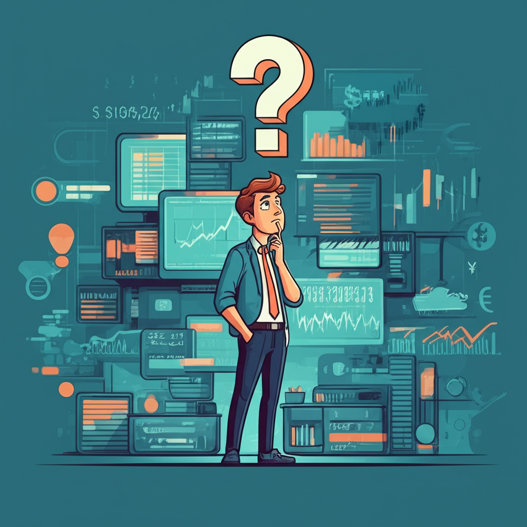 เทรดเดอร์นำทางตลาดฟอเร็กซ์ที่ซับซ้อนพร้อมเครื่องหมายคำถามเกี่ยวกับการสอบกองทุนฟรี