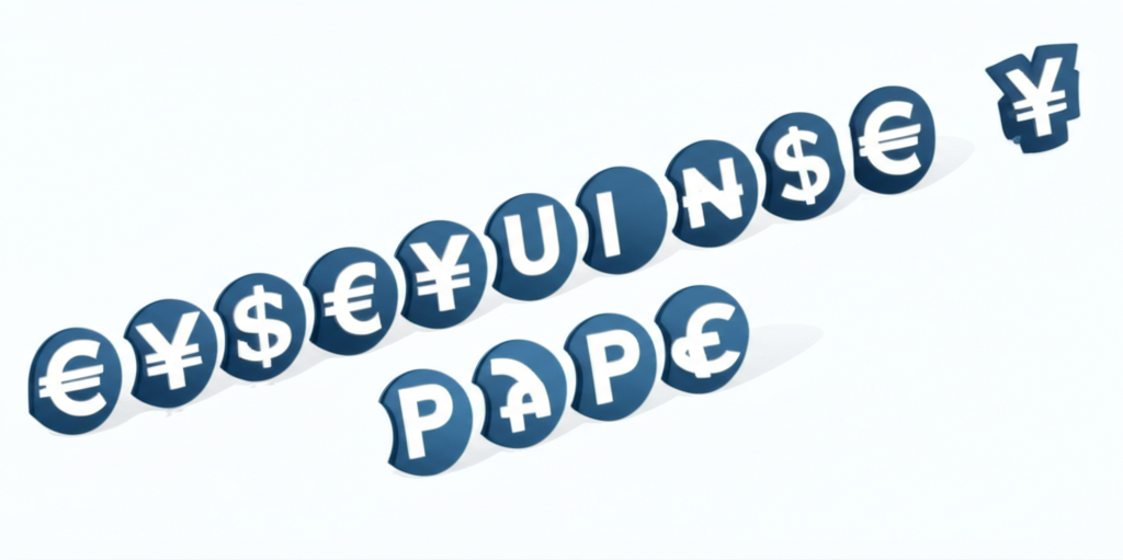 ภาพประกอบเจ็ดคู่เงินหลักที่แตกต่างกัน โดยแต่ละคู่ได้รับอิทธิพลจากปัจจัยเศรษฐกิจและภูมิรัฐศาสตร์