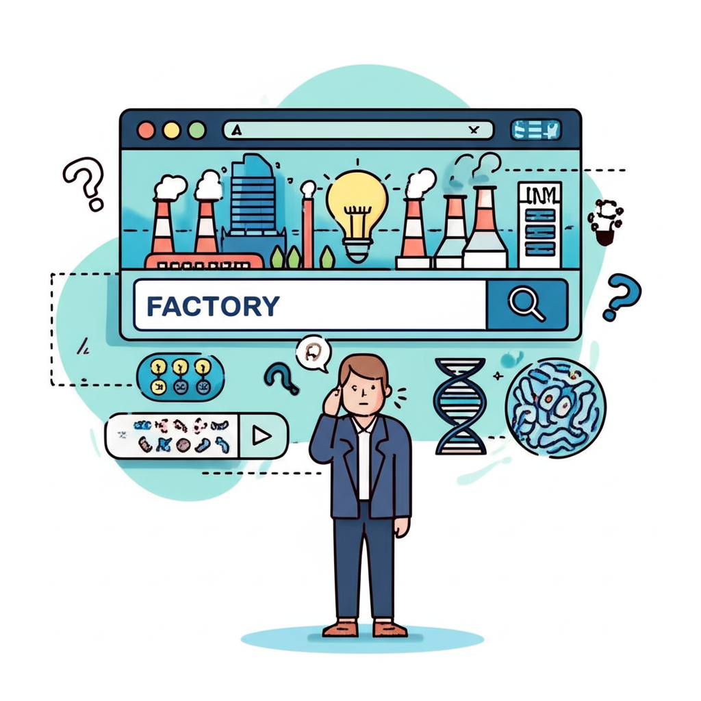 ผู้คนสับสนกับความหมายหลายอย่างของคำว่าแฟคตอรี่ในการค้นหา